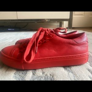 Tory Sport Red Sneakers!! Worn once!